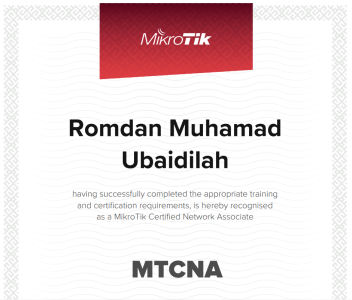 MTCNA - Thumb Romdan